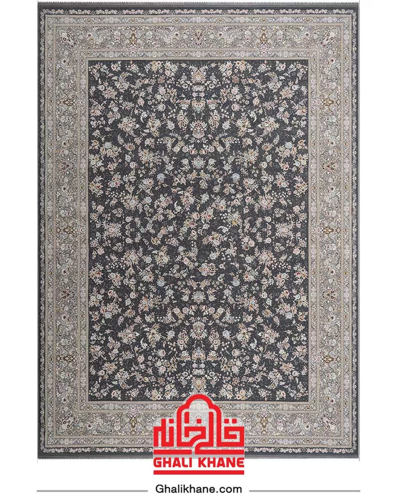 فرش بزرگمهر کلکسیون کوروش 1200 شانه کد 12815 دلفینی