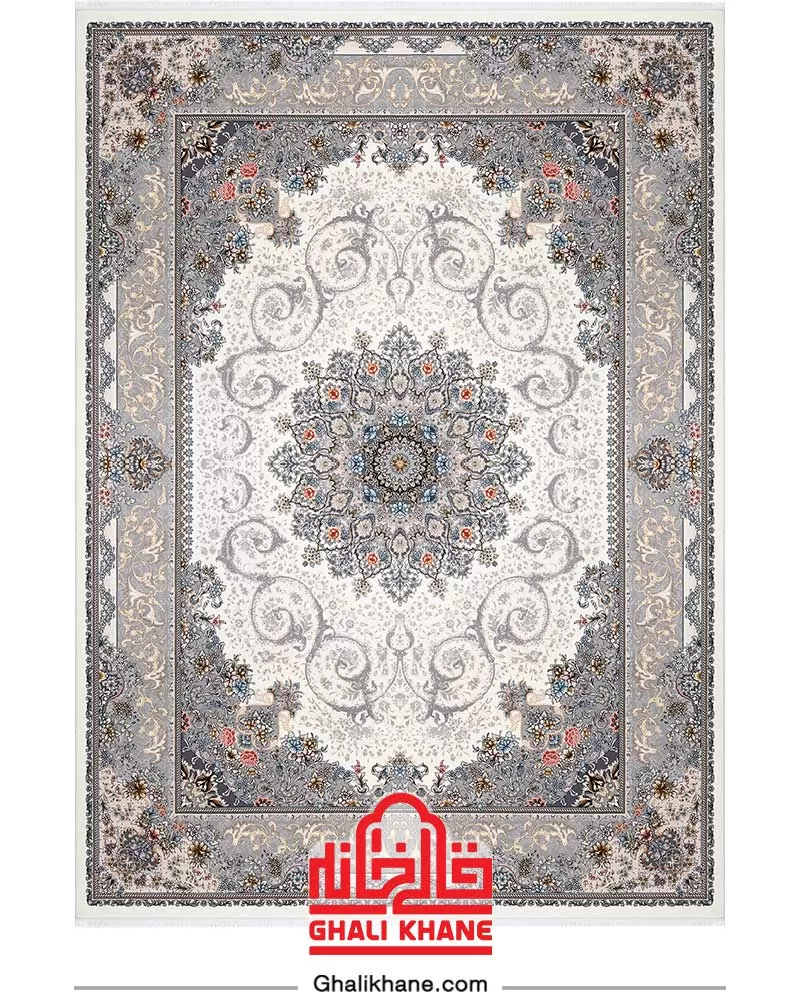 فرش بزرگمهر کلکسیون وین 700 شانه کد 77104	 کرم