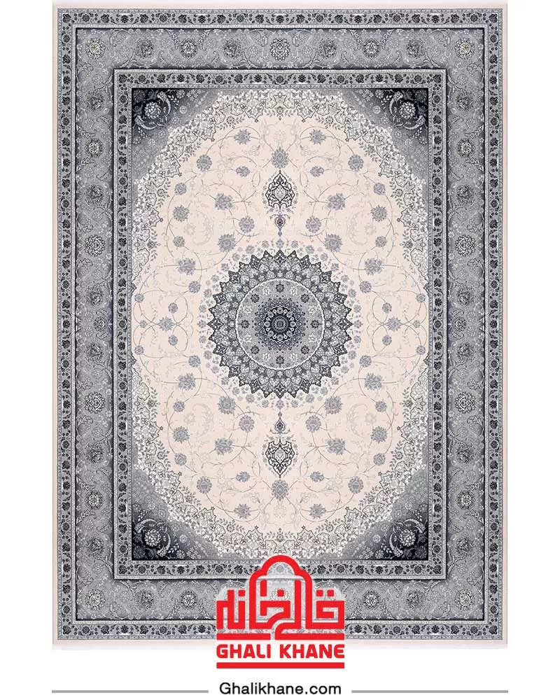 فرش بزرگمهر کلکسیون وین 700 شانه کد 77121  بژ