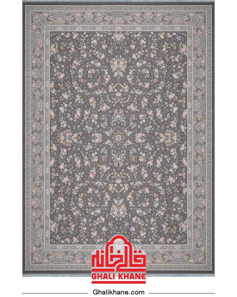 فرش بزرگمهر  کلکسیون آمازون کد 15001 دودی