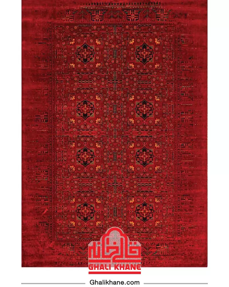 فرش نقش کهن کلکسیون هرمس کد 6001 لاکی