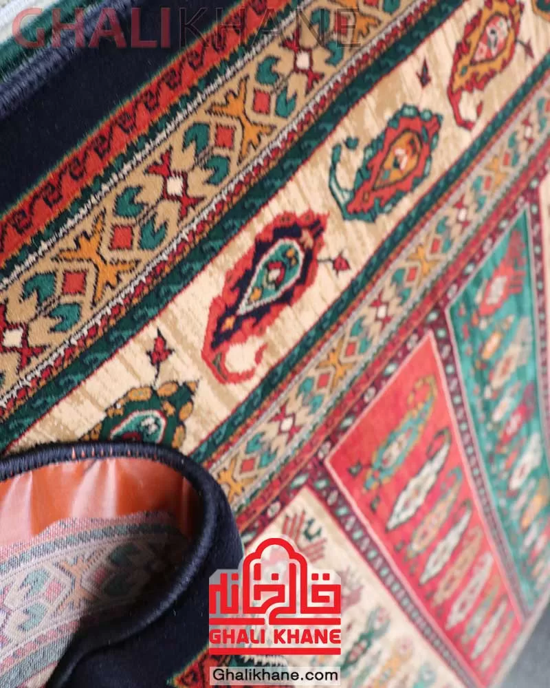 فرش هیوا 700 شانه طرح طره سبز