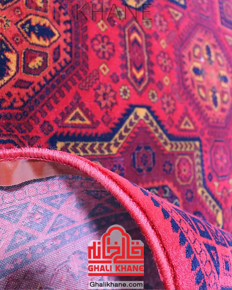 فرش هیوا 700 شانه کد 233 رنگ‌ لاکی