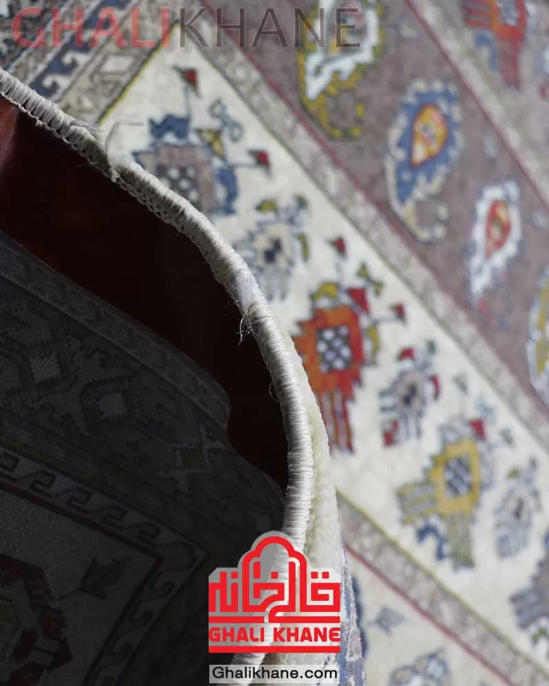 فرش هیوا 700 شانه طرح طره موکا