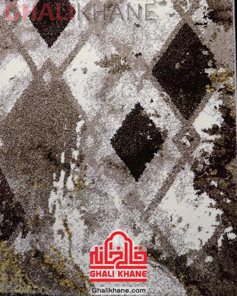 گلیم فرش ماشینی ساوین کد 2232 کرم