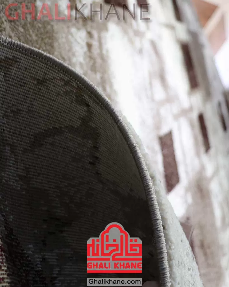 گلیم فرش ماشینی ساوین کد 2232 کرم