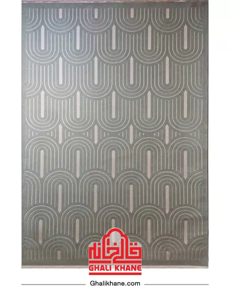 فرش آرمانی کلکسیون دلوکس کد 5105 رنگ ماچا