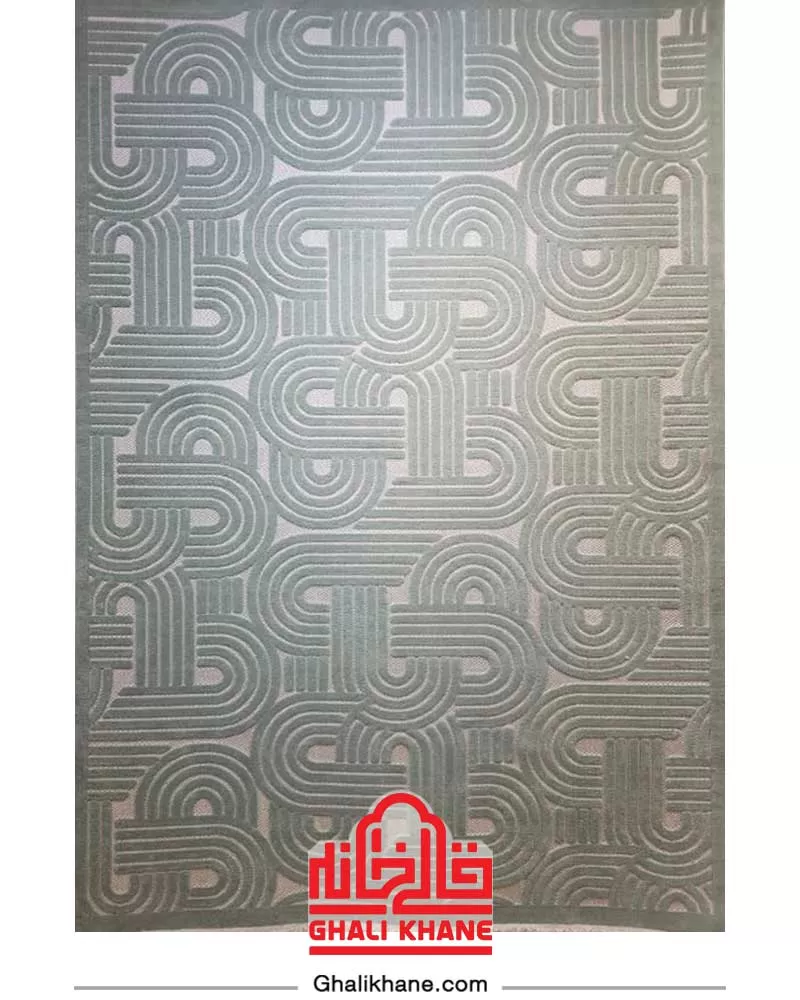 فرش آرمانی کلکسیون دلوکس کد 5104 رنگ ماچا