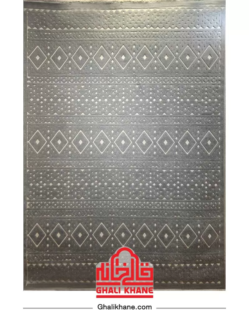 فرش آرمانی کلکسیون دلوکس کد 5106 رنگ اسموکی
