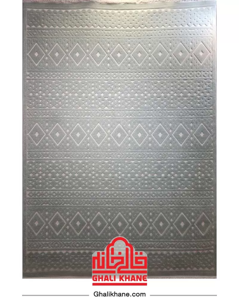 فرش آرمانی کلکسیون دلوکس کد 5106رنگ ماچا