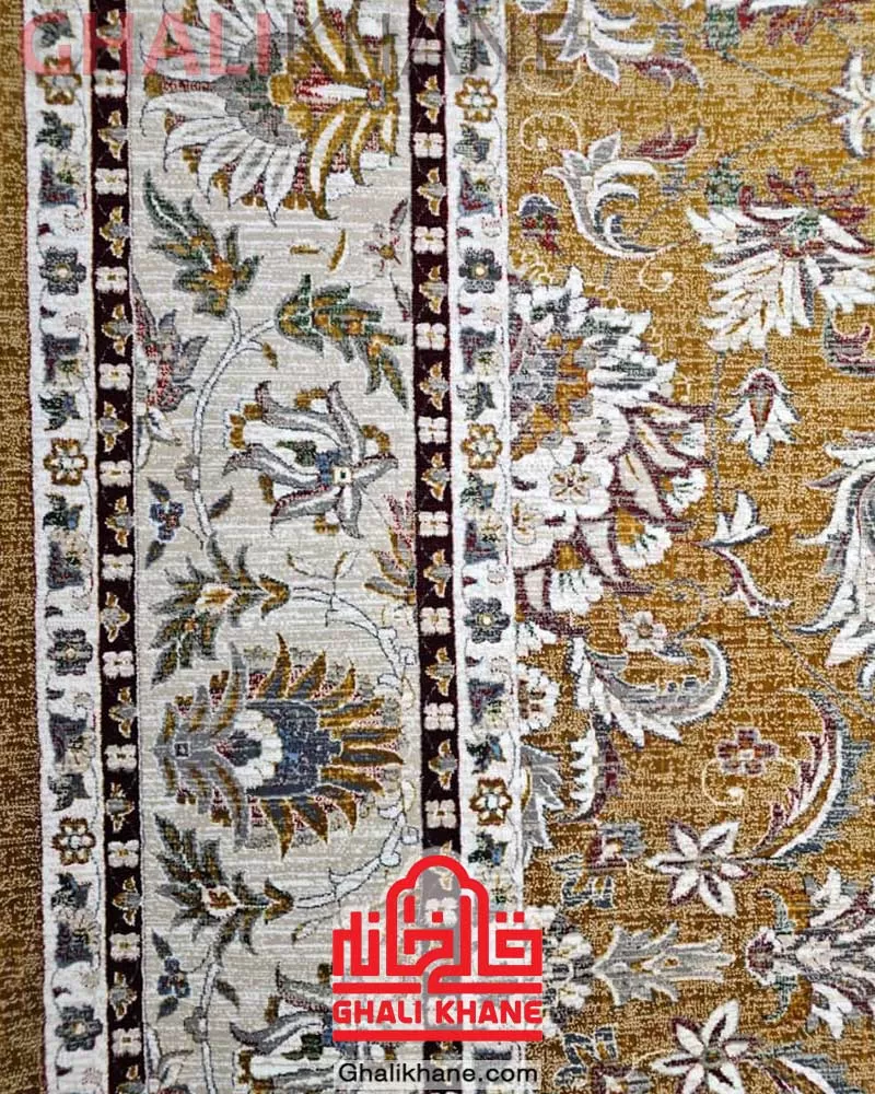 فرش تندیس کاشان 700 شانه طرح سلطان آباد کد 556