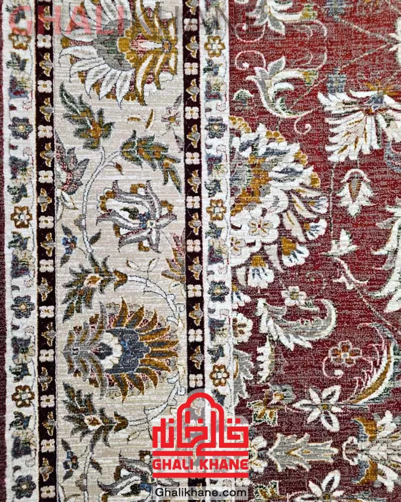 فرش تندیس کاشان 700 شانه طرح سلطان آباد کد 556
