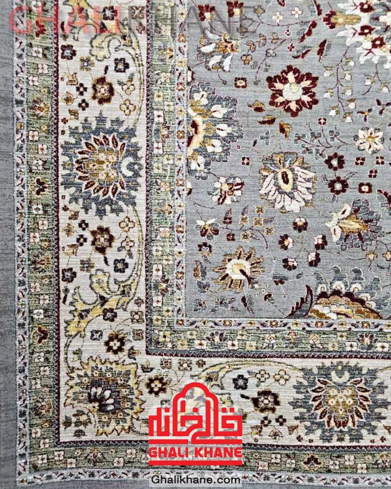 فرش تندیس کاشان 700 شانه طرح سلطان آباد کد 453