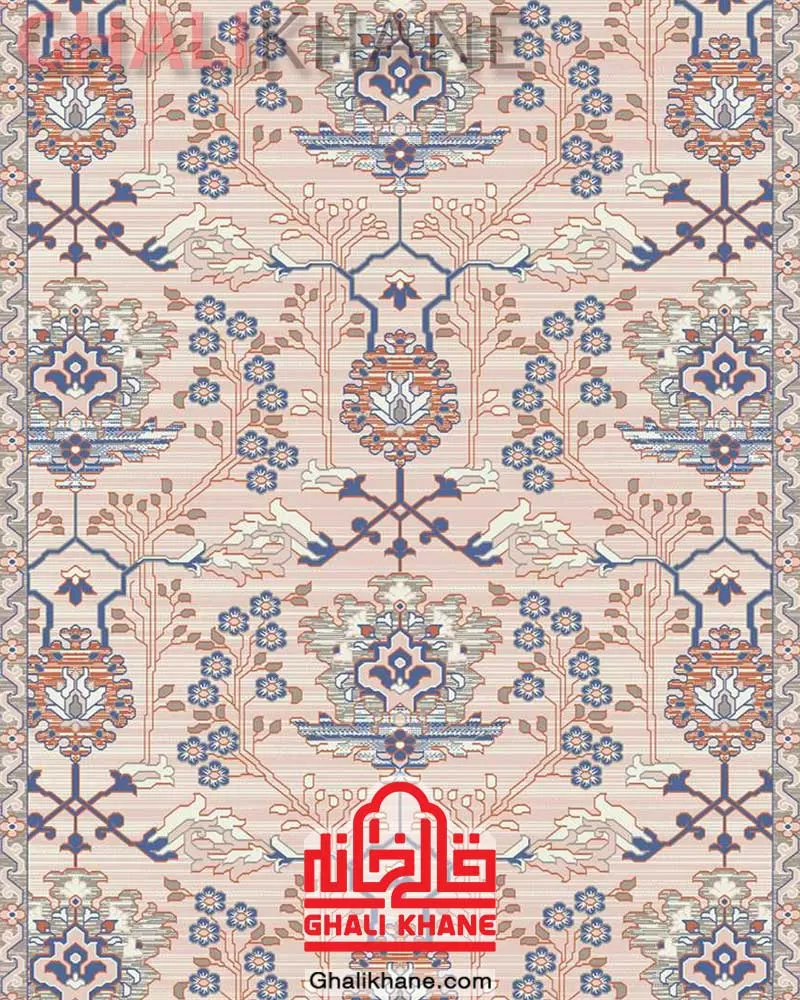 فرش نقش کهن کلکسیون هانا کد 1522