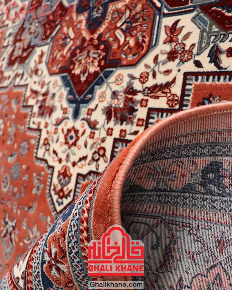 فرش تهران کلکسیون آوانگارد 1200 شانه طرح هریس مسی