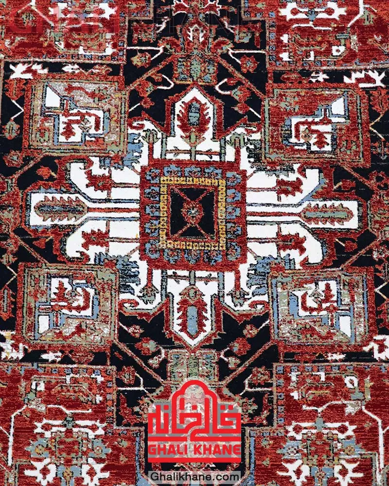 فرش ستاره کویر یزد  کد YN-N132-2559
