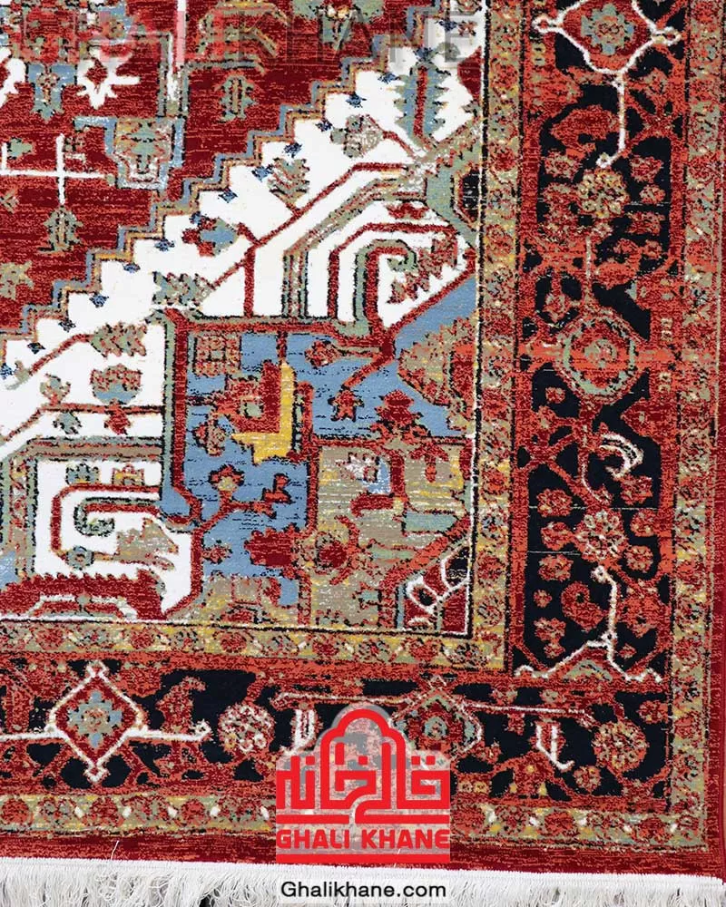 قالی‌خانه - فرش ستاره کویر یزد کلکسیون شاهکار نوین 700 شانه کد YN-N132-2559