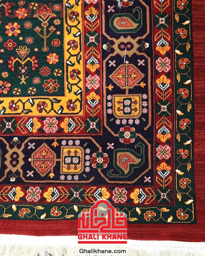 فرش هیوا کلکسیون سبز  کد 1515