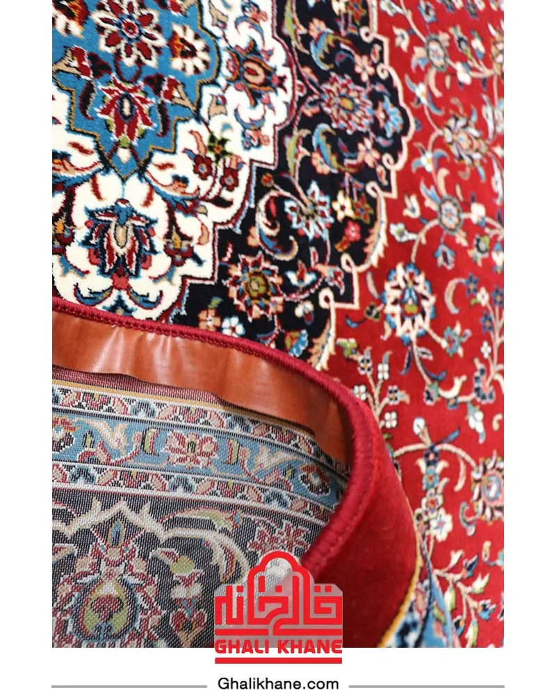 فرش هیوا  700 شانه طرح کاشان کد 123