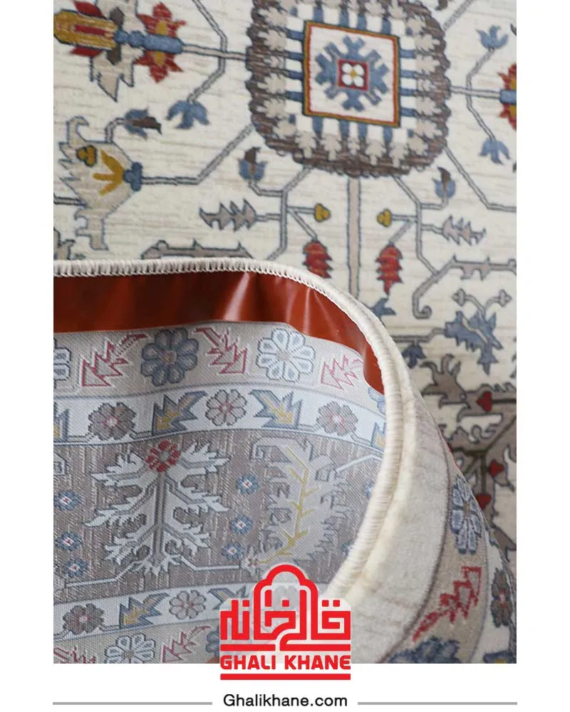 فرش هیوا 700 شانه کد 707 کرم