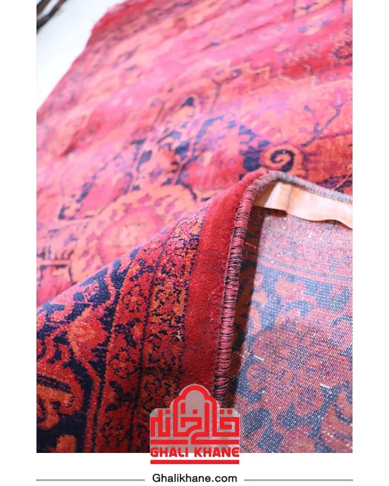 فرش هیوا 700 شانه طرح هریس کف ساده لاکی