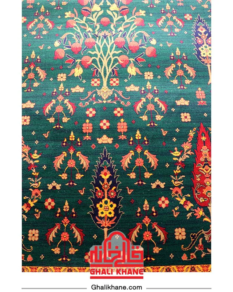 فرش هیوا کلکسیون سبز  کد 1524