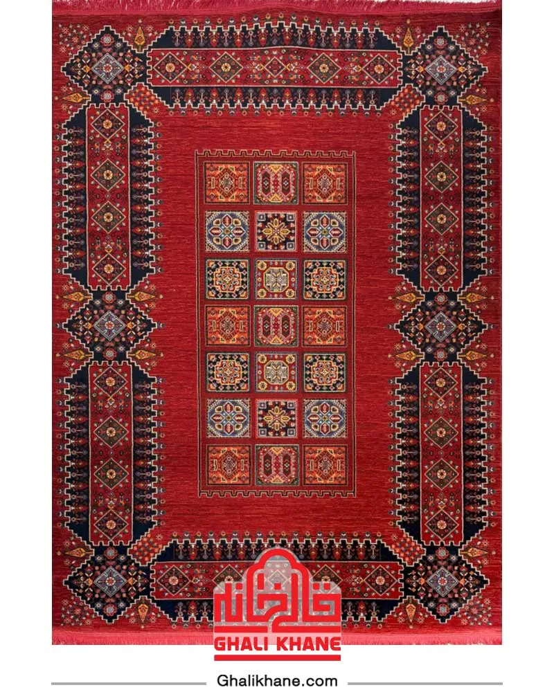 فرش سینراد 700 شانه کد 7015لاکی