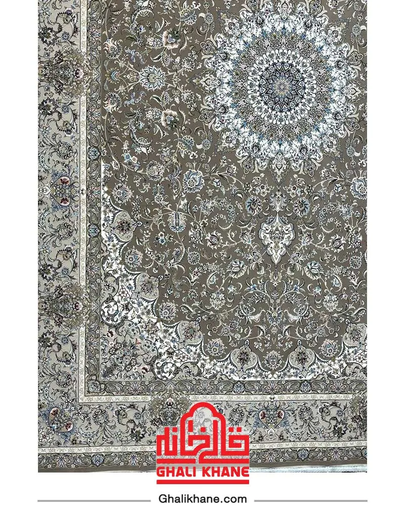 فرش بزرگمهر کلکسیون فلورانس 1200 شانه کد 14020 گردویی