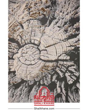 فرش ماشینی طرح پلاتینیوم کد 6022 زمینه طوسی