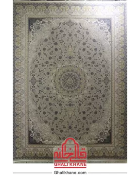 فرش تهران 1200 شانه طرح آراگل طلاکوب کرم