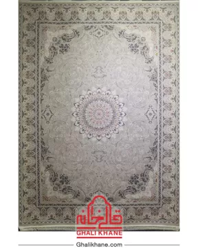 فرش تهران 1200 شانه طرح آراگل کرم
