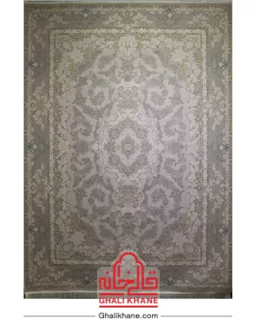 فرش تهران 1200 شانه طرح دوریس طلاکوب کرم