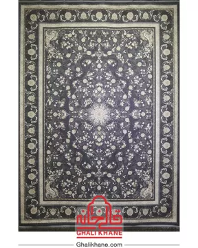 فرش تهران 1200 شانه طرح سوین طلاکوب طوسی