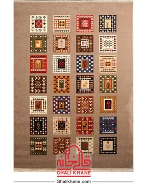 گلیم فرش ستاره کویر یزد کلکسیون شاهسون کد SH-B072-8833