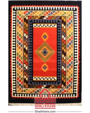 گلیم فرش ستاره کویر یزد کلکسیون شاهسون کد SH-O220-8859