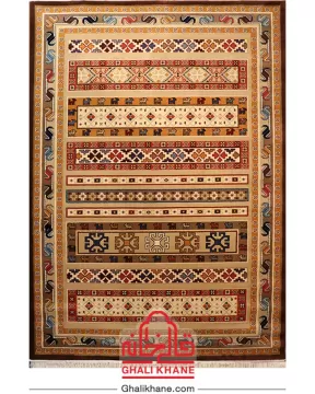 گلیم فرش ستاره کویر یزد کلکسیون شاهسون کد SH-W390-5113