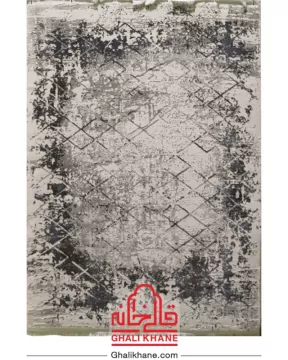 فرش مدرن زمرد مشهد 410 شانه کد 8011