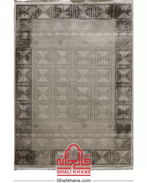 فرش مدرن زمرد مشهد 410 شانه کد 8020