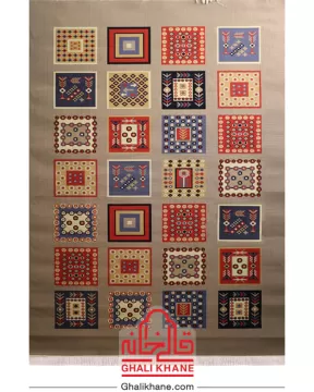 سوپر گلیم ماشینی ستاره کویر یزد کد GB-G073-8533