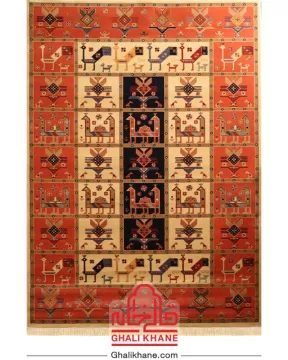 فرش ستاره کویر یزد کلکسیون شاهسون 320 شانه کد SH-B002-5003