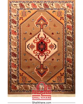 فرش ستاره کویر یزد کلکسیون شاهسون 320 شانه کد SH-B007-5010