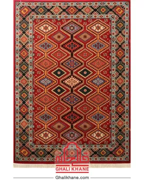 فرش ستاره کویر یزد کلکسیون شاهسون 320 شانه کد SH-B011-5059