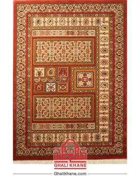 فرش ستاره کویر یزد کلکسیون شاهسون 320 شانه کد SH-B017-5101