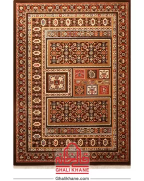 فرش ستاره کویر یزد کلکسیون شاهسون 320 شانه کد SH-B017-5180