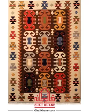 فرش ستاره کویر یزد کلکسیون شاهسون 320 شانه کد SH-B055-8881