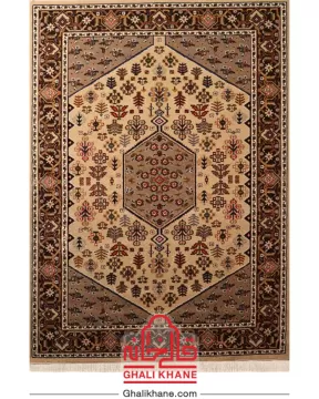 فرش ستاره کویر یزد کلکسیون شاهسون 320 شانه کد SH-B057-8818