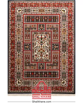 فرش ستاره کویر یزد کلکسیون شاهسون 320 شانه کد SH-B063-8855