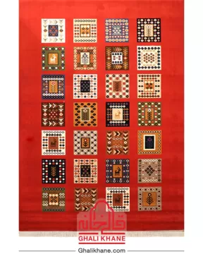 فرش ستاره کویر یزد کلکسیون شاهسون 320 شانه کد SH-B072-8855