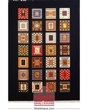 فرش ستاره کویر یزد کلکسیون شاهسون 320 شانه کد SH-B072-8899