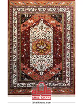 فرش ستاره کویر یزد کلکسیون شاهکار نوین 700 شانه کد YN-N058-2550